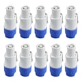 Miniatyrbillede 1 af 5: 10 stk. 3-bens han Powercon-stik Signalindgangsjack til Beam Light Stage Light Power Output