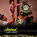 Miniatyrbild 1 av 5: 100 LED solcells utomhus ljusslinga jul kristallkula koppartråd semesterprydnader