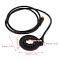 Miniatyrbillede 4 af 5: 36V/48V Anti-Slip Sensitiv Elektrisk Cykel Pedal Assist Sensor med Vandtæt Dual Hall Sensor Interface