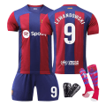 Miniatyrbilde 2 av 4: 2324 Barcelona hjemmedrakt barn student voksen treningsdress sportsdress herre- og damefotballuniform NO.21 S