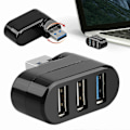Miniatyrbild 1 av 3: 3-portars USB 3.0 Multi Hub Splitter