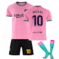 Miniatyrbilde 3 av 4: 20-21 Barcelona drakt nr. 10 fotballdrakt ny drakt voksen barn kortshorts lagdrakt Z2021 No.10 28size