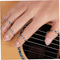 Miniatyrbild 4 av 5: 16 st gitarrfingerstallplektrum, anpassade gitarrplektrum, jazzbasplektrum, ukeleleplektrum, tumplektrum för gitarr, medelstora gitarrplektrum
