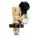 Miniatyrbilde 1 av 4: Universal US Cylinder POL Conversion til QCC1/Type 1 Fitting Propane Tank Gauge Adapter