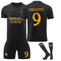 Miniatyrbild 1 av 4: 2324 Real Madrid hem- och bortfotbollsuniformer nr 10 Mbappe-dräkt nr 7 Vinicius 5 Bellingham-tröja black NO.9 18
