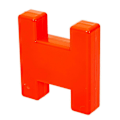 Miniatyrbild 5 av 5: 1x Karpfiske Mini H BlocK Marker H-Boj Linlindare Utrustning H-Markörer Tackle För Karpfiske Slututrustning 60x55x10mm