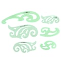 Pikkukuva 1 / 3: 6 kpl piirustusmallineen stencil geometriset stencilit useita muotoja piirustustyökaluja