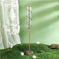 Miniatyrbillede 4 af 5: 17 cm kapacitet spiralformet glas regnmåler metalramme