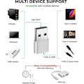 Pikkukuva 2 / 3: USB-C-sovitin USB:lle [3-pakkaus], USB-sovitin, USB A - USB C, iPhonen latausliitin, USB C -liitinmuunnin iPhonelle