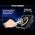Miniatyrbillede 3 af 5: DC 12V-24V Touch Panel LED Lysdæmper Smart Controller Vægmounted Switch (farve: sort) - Yvan