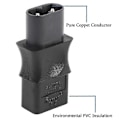Miniatyrbild 3 av 5: 2-polig IEC 320 C8 hane till IEC 320 C9 hona AC-adapter 6A/250V EU Industriell strömomvandlare
