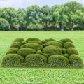 Miniatyrbild 5 av 5: Gräsmatta - Stenform Inomhus Grön Konstgräsmatta Mattor Falsk Sod Moss för Hem Hotell Vägg Balkong Dekoration