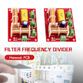 Miniatyrbillede 3 af 5: 2 stk. 200W 3-vejs lydhøjttaler delefilter diskant + mellemtone + delefilter højttalere filter frekvensdeling
