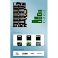 Miniatyrbilde 5 av 5: M.2 NVMe NGFF SSD til PCIE SATA Adapter PCIE til M2/M.2 Adapter SATA M.2 SSD PCIE Adapter M Key B Key