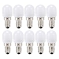 Miniatyrbilde 1 av 5: 10 stk. E14 lyspære i rustfritt stål, 1,5 W, 220 V LED-pære for lysekrone, tak, skap, vegg, bordlamper, hvitt lys