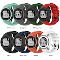 Miniatyrbilde 2 av 5: 20mm Silikonrem for Garmin Instinct 2S Pustende Armbånd Erstatningsrem for Garmin