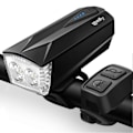 Pikkukuva 1 / 5: Pyörävalo ja -torvi, USB-ladattava polkupyörän LED-etuvalo yöajoon
