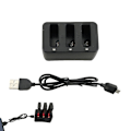 Miniatyrbilde 4 av 5: 3 i 1 Multi Batterilader Hub Intelligent Hurtiglading for Dji Tello Drone