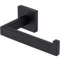 Miniatyrbillede 1 af 3: Toiletpapirholder til vægmontering, toiletpapirholder i rustfrit stål SUS304, matsort, A2572DG-BK