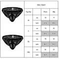 Miniatyrbilde 4 av 7: Herreunderbukser Mesh - Sexy stringtruser G-streng Pung Kalsonger XL