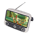 Pikkukuva 2 / 5: Tv300 5w Retro TV Mod Bluetooth-kaiutin pidikkeellä