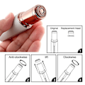 Miniatyrbilde 4 av 7: 4 reservedeler for ansiktshårbortfjerner, reservedeler for epilator