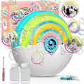 Miniatyrbild 1 av 4: Bubbelmaskin, Bärbar Automatisk Bubbelmaskin för Barn, Donut Bubbelmaskin