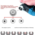 Miniatyrbilde 4 av 5: Multiverktøy Shank Adapter for Starlock System Multimaster Power Tools Oscillerende Sagblad Adapter
