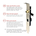 Miniatyrbilde 5 av 5: Oppgraderingslydkort Digitalt Lydkort 24bit 192khz Spdif Datterkort Optisk Fiber