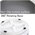 Miniatyrbild 4 av 5: Lazy Susan Swivel Spice Rack, Vit (Liten)