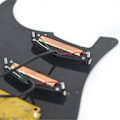 Miniatyrbild 5 av 5: Svart 3-lagers Elgitarr Humbucker Vänsterhänt Plektrumskydd Pickup med Singlecut-Koppling Laddad Pre