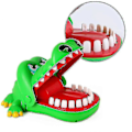 Miniatyrbild 2 av 2: Bittande Krokodil Partyspel Familj Rolig Leksak