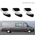 Miniatyrbillede 1 af 4: 6x LED dynamiske sidemarkør blinklys indikatorlampe til - Sprinter W906 2006-2018 2006-201