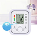 Miniatyrbilde 4 av 4: Digitalt blodtrykksmåler for håndled, USB-oppladbar, stemme, hjertefrekvens, blodtrykksmansjett, bærbar LCD-automatisk puls-måler, hjemme-sphygmomanometer