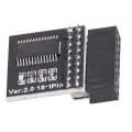 Miniatyrbillede 4 af 5: ASROCK Motherboard TPM2.0 Sikkerhedsmodul 18pin LPC-kort til WIN11 Opgraderings Test - Sort