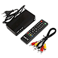 Miniatyrbilde 1 av 5: HD99 FTA HEVC 265 DVB T2 Digital TV Tuner 265 TV Mottaker Full HD DVBT2 Video Dekoder EU Plugg