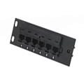 Miniatyrbilde 2 av 5: 6 Port CAT6 Patch Panel FTP LAN RJ45 Nettverkskabel Adapter Keystone Jack