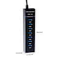 Pikkukuva 5 / 5: Usb 3.0 Hub Usb Hub 3.0 Moni Usb-jakaja Hub 7 Porttia Useiden Laajennus Usb Hub