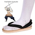 Miniatyrbild 1 av 5: Heta Anime Demon Slayer Kimetsu No Yaiba Cosplay Tillbehör Kamado Nezuko Cosplay Träskor Kimono Flip-Flops Geta Tofflor Skor