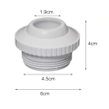 Miniatyrbillede 5 af 5: Sp1419e Pool Retur Jet Holdbar Med Gevind 1 Tommer Åbning Swimmingpool Spa Retur Jet Montering Retningsbestemt Flow Indløbsfitting