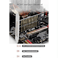Miniatyrbilde 3 av 5: M.2 NVMe NGFF SSD til PCIE SATA Adapter PCIE til M2/M.2 Adapter SATA M.2 SSD PCIE Adapter M Key B Key