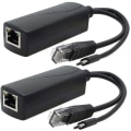 Pikkukuva 1 / 3: 2-pak Gigabit Poe-jakaja, 48v - 5v 2.4a Micro Usb Ethernet-sovitin, toimii Raspberry Pi 3b+, IP-kameran ja muiden kanssa