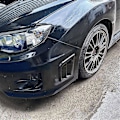 Miniatyrbillede 2 af 5: Frontkofanger Side Air Vent Cover Intake Frame Trim til 2008-2014 Tilbehør Sort