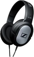 Sennheiser HD 201 Stängda dynamiska stereohörlurar för studio, liveframträdanden och DJ:s