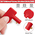 Miniatyrbillede 2 af 5: Batteri Hovedafbryder Udskiftningsnøgle 14mm 4 Stykker, Hovedafbryder Nato Bone Nøgle Abs Plast, Afbryder Universal Nøgle, Batteriafbryder Bådafbryder Nøgle