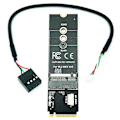 Pikkukuva 2 / 5: M.2 Key-m To Key A-e/e Adapter Riser Card For M.2 Ngff Pcie Protocol Wireless Network Card Module-m.784