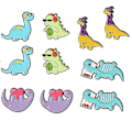 Miniatyrbild 3 av 5: 2x 5st Dinosaurie Emaljnålar Emaljnålset Tecknade Märken för Kläder Hatt