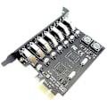 Miniatyrbild 5 av 5: USB 3.0 PCI Express Adapter PCI E till 7 Portar USB 3 Adapterkort (VIA)