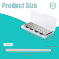 Miniatyrbilde 3 av 5: 10 stk elektrisk høvelbladsett, 82x5,5x1,1mm, for Makita, Black & Decker, Bosch, Dewalt og Elu høvler