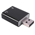 Miniatyrbilde 5 av 5: 7.1-kanals USB-lydkort i aluminiumslegering, eksternt lydkort for datamaskin, USB7.1 lydkort, analog lyd